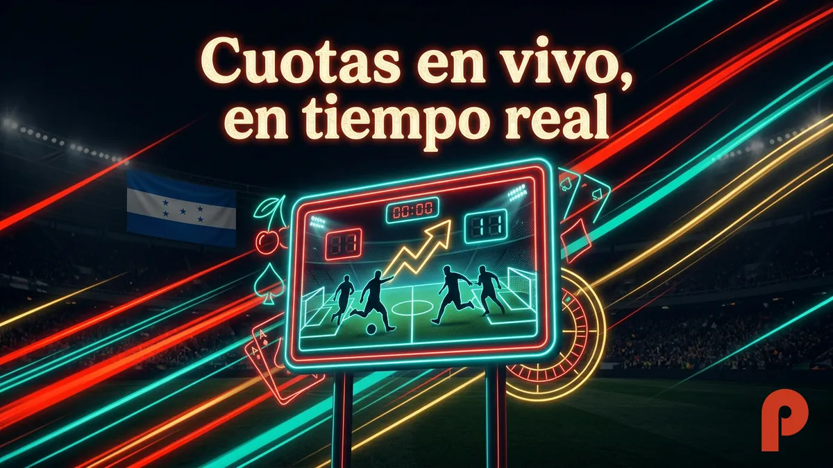 Marcador de estadio con cuotas dinámicas en vivo para apuestas deportivas en Pin-Up Honduras