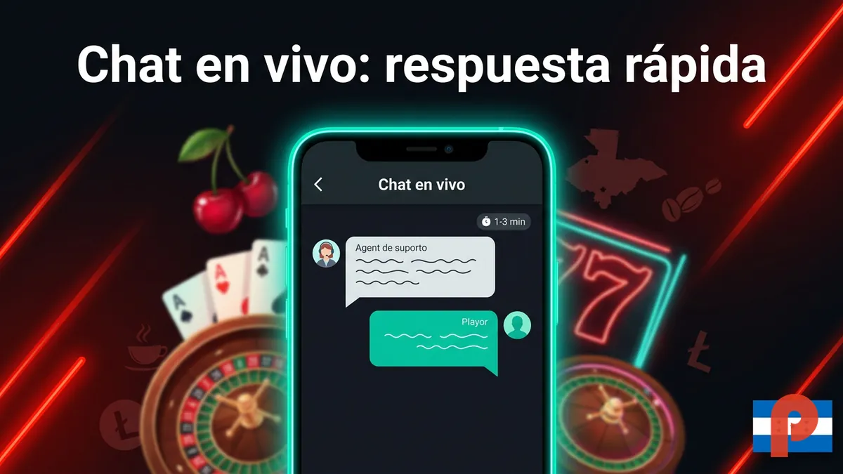 Chat en vivo de Pin-Up en Honduras responde en 1 a 3 minutos