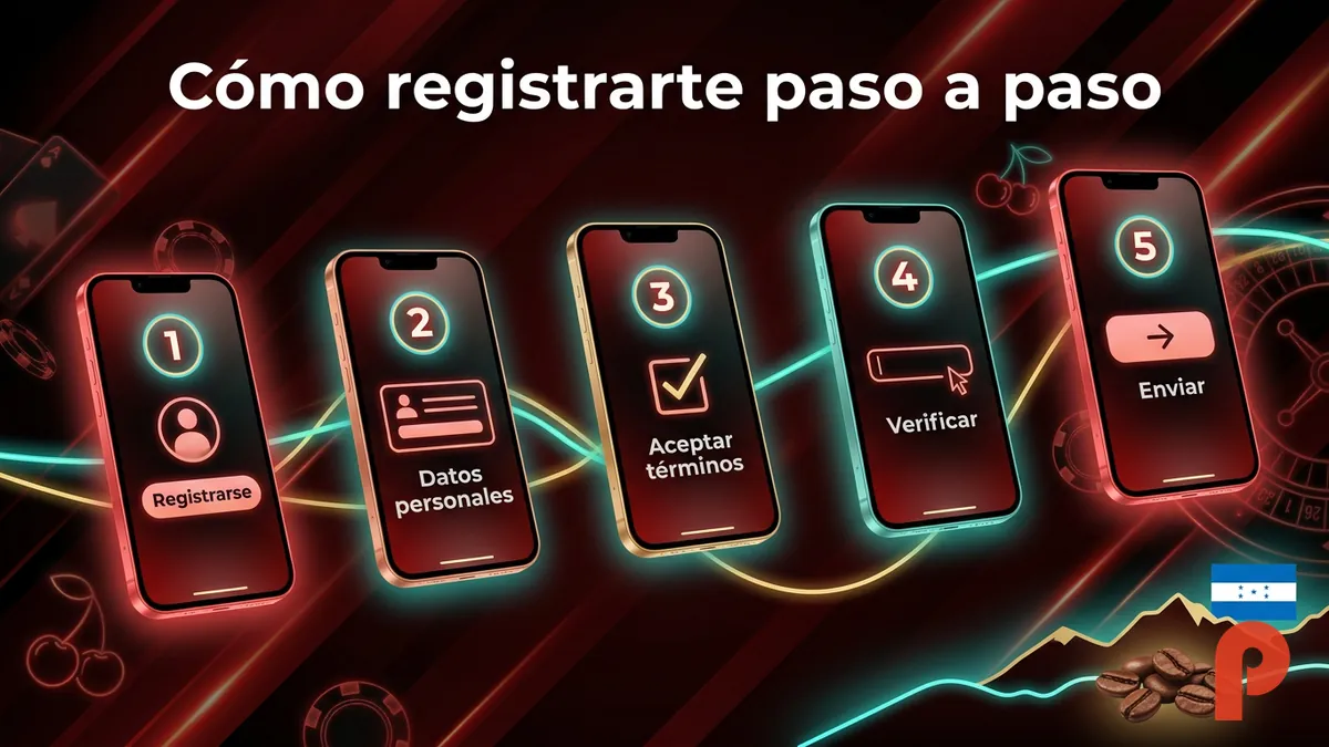 Pasos para registrarte en Pin-Up Casino Honduras: formulario y verificación