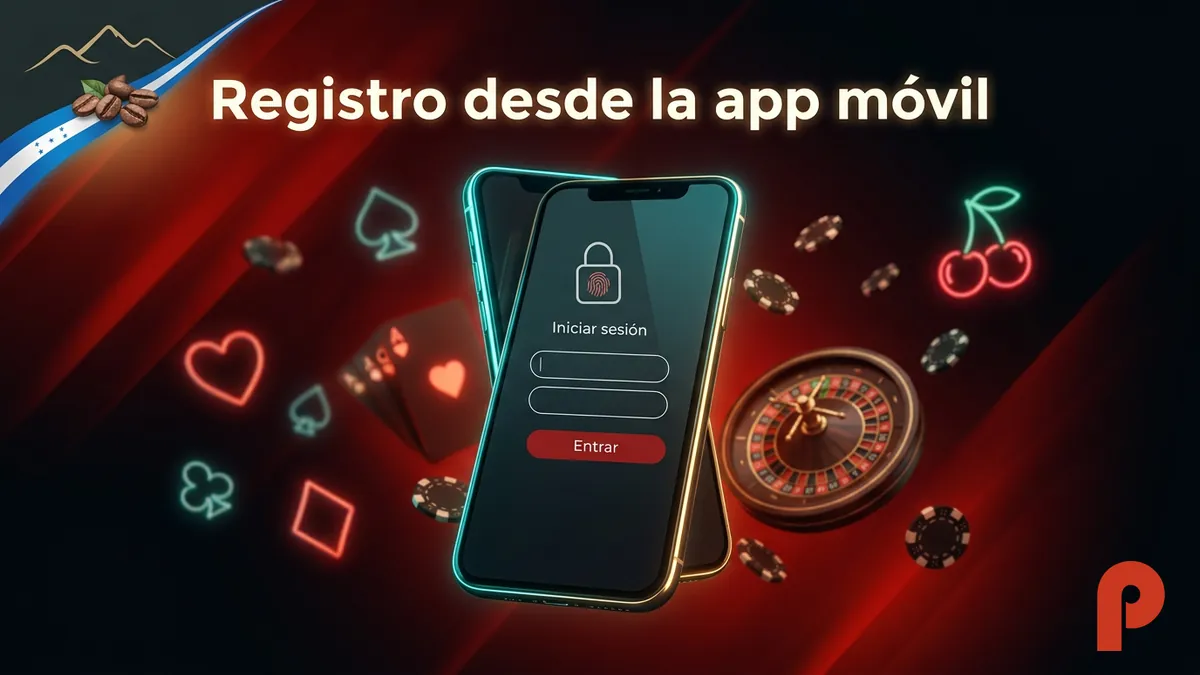 Registro desde la app móvil de Pin-Up Casino en Honduras