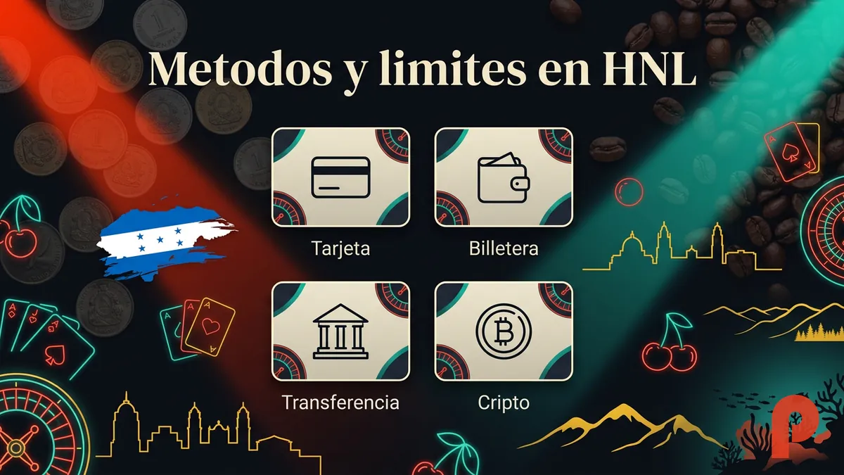 Cuatro metodos de retiro con limites en lempiras disponibles en Pin-Up Casino Honduras